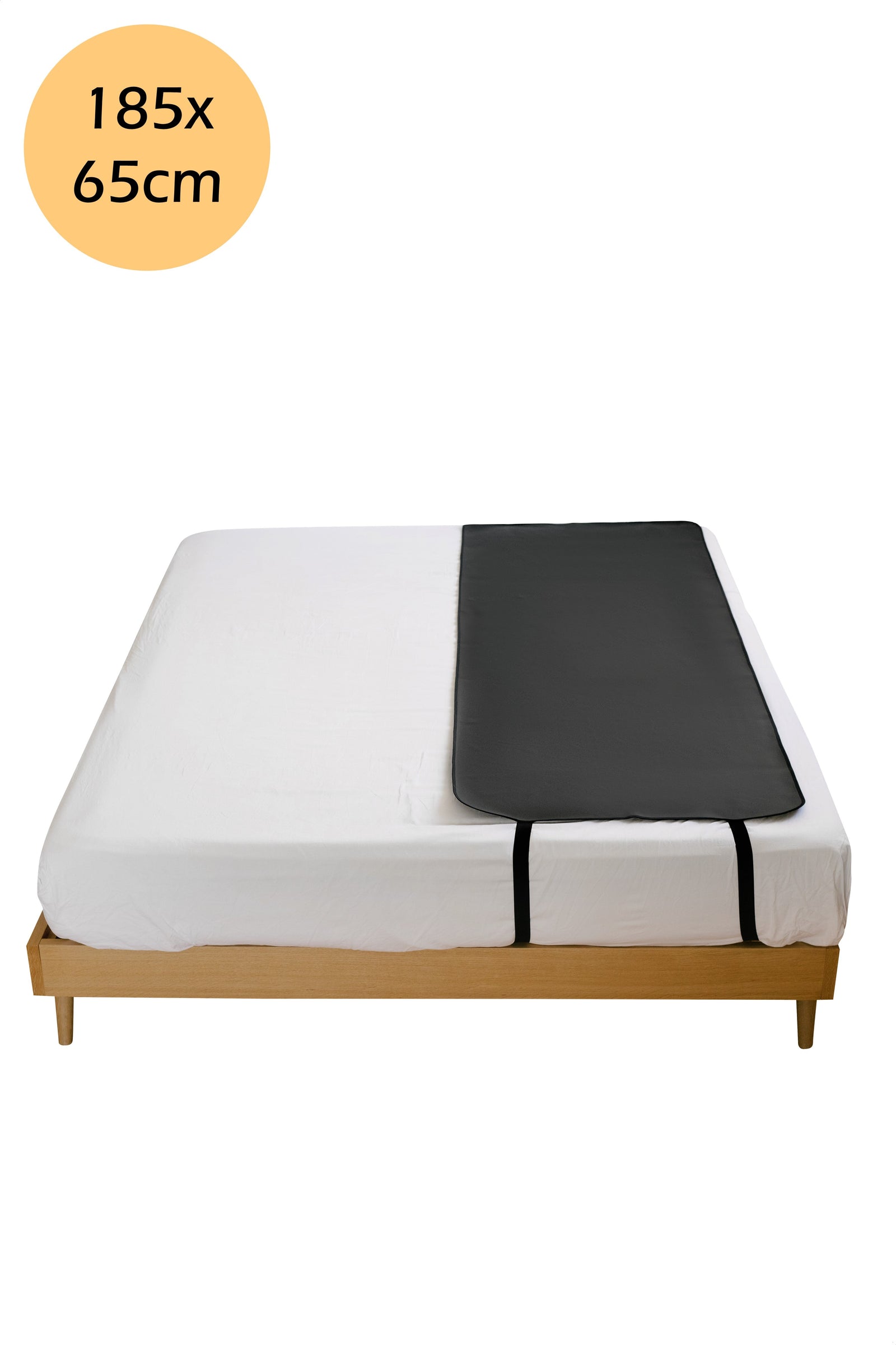 Tapete de dormir Earthle sobre metade de um colchão, 185 x 68 cm